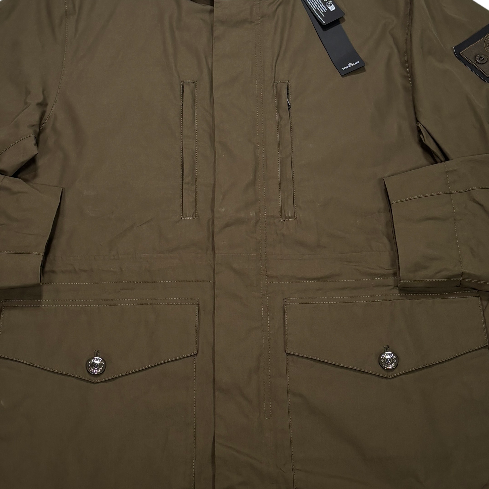 Stone Island Green 0-Ventile Ghost Piece Jacket