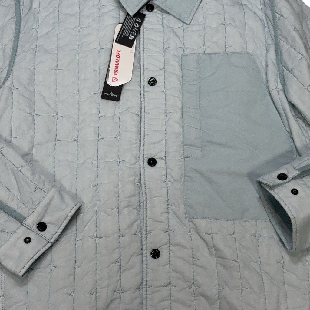 Stone Island Quilted Nylon Stella with Primaloft - TC Blue Jacket