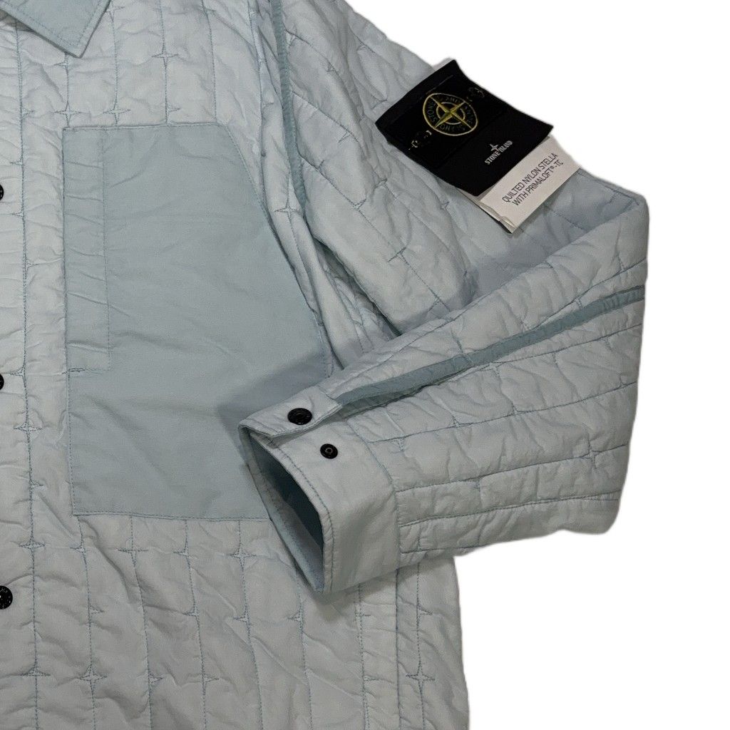 Stone Island Quilted Nylon Stella with Primaloft - TC Blue Jacket