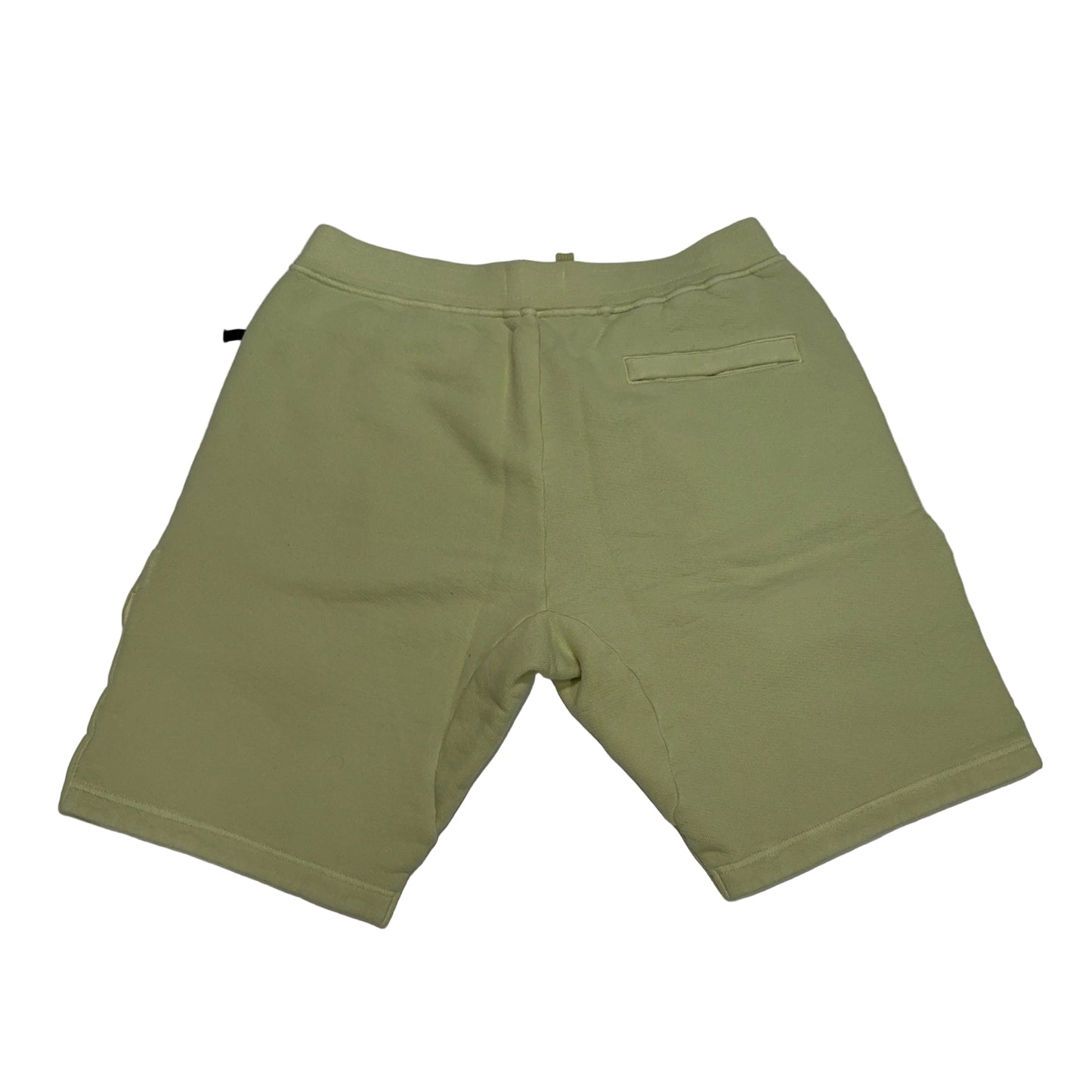 Stone Island Embroidered Logo Green Shorts
