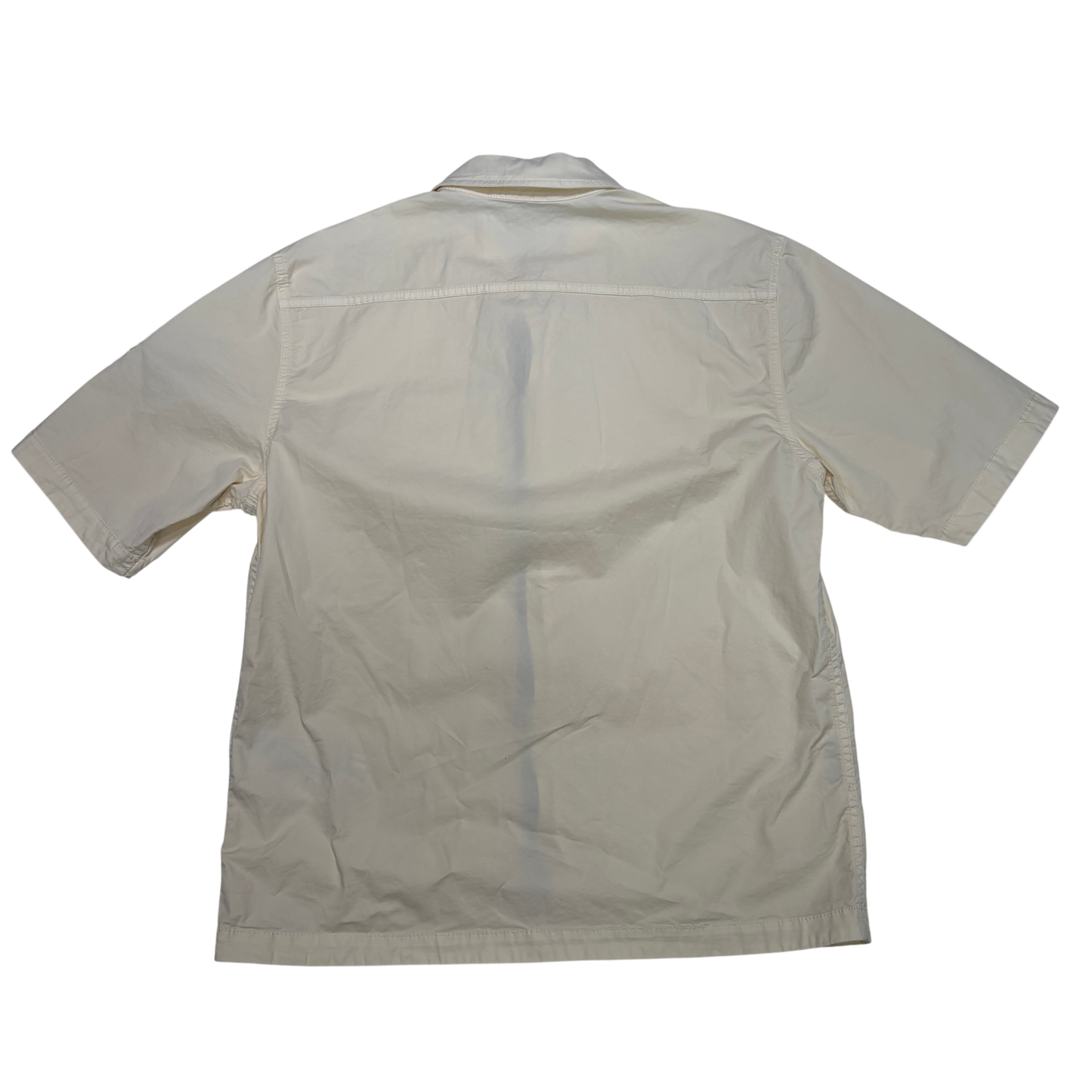 Stone Island Shoulder Badge Overshirt Beige Tops