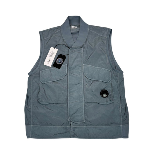 CP Company Stormy Weather Blue Chrome-R single goggle Gilet