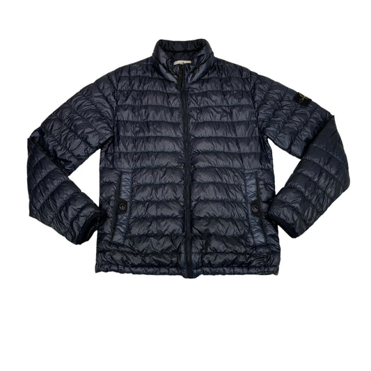Stone Island Navy Blue Garment Dyed Down_26 GR X SQM_N Jacket