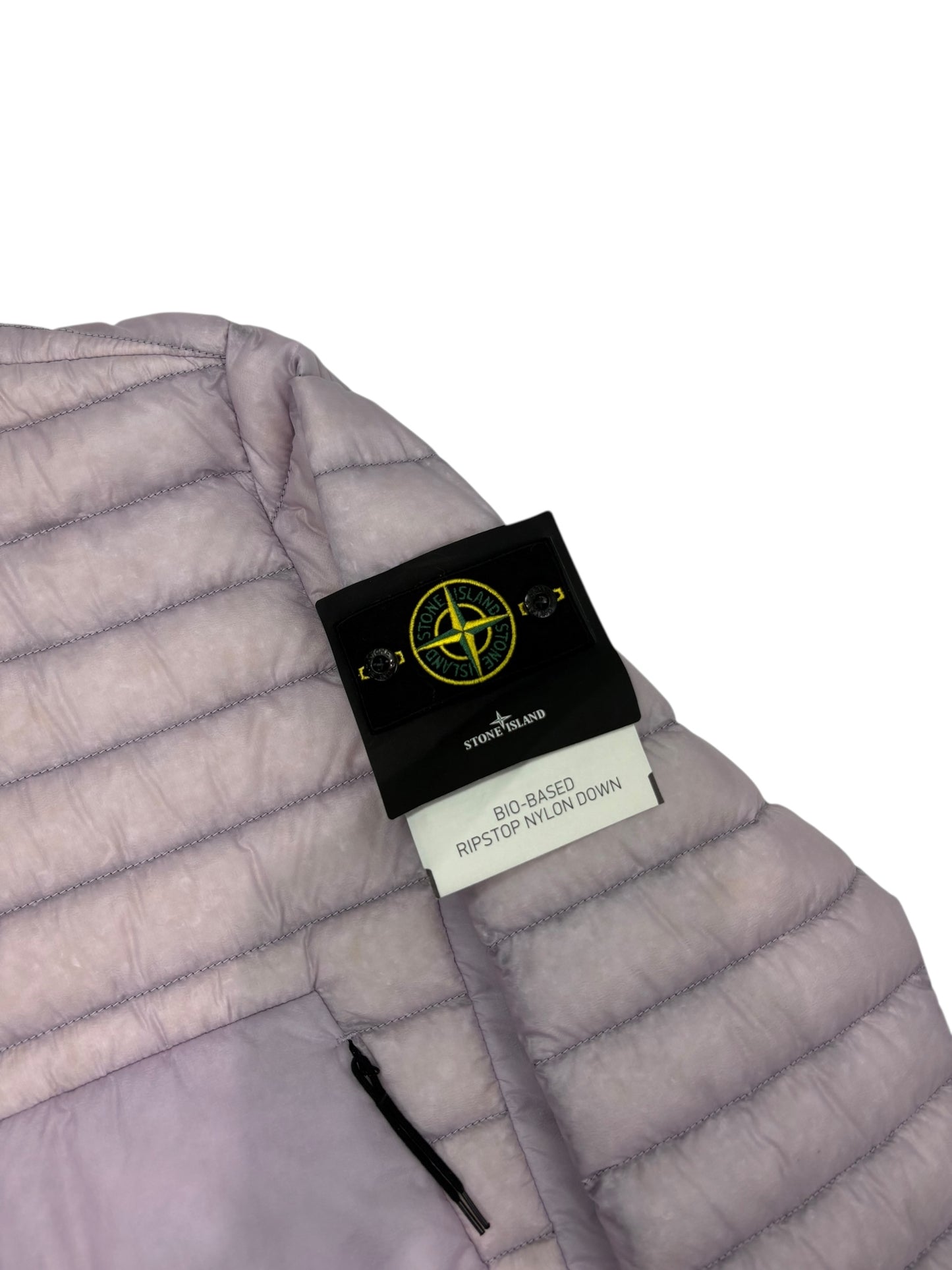 Stone island bio-Based ripstop nylon down coat