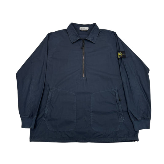 Stone island Navy Blue Lightweight Smock Jacket