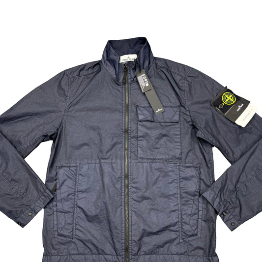 Stone Island Navy Blue Membrana 3L TC Jacket