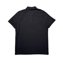 Load image into Gallery viewer, Moncler Black Shoulder Logo-Spell Out Polo Shirt
