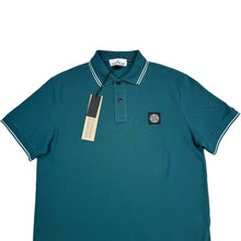 Load image into Gallery viewer, Stone Island Green Patch Logo Polo TShirt
