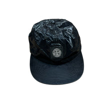 Load image into Gallery viewer, Stone Island x Supreme Black 5-Panel Liquid Silk Hat
