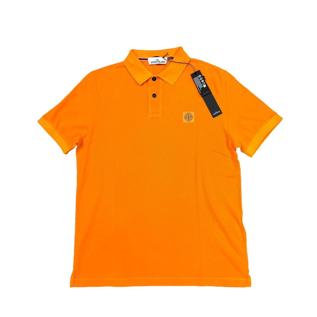 Stone Island Orange Polo-Shirt