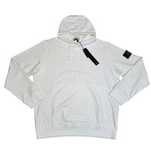 Load image into Gallery viewer, Stone Island White Pull Over Cotton Hoodie
