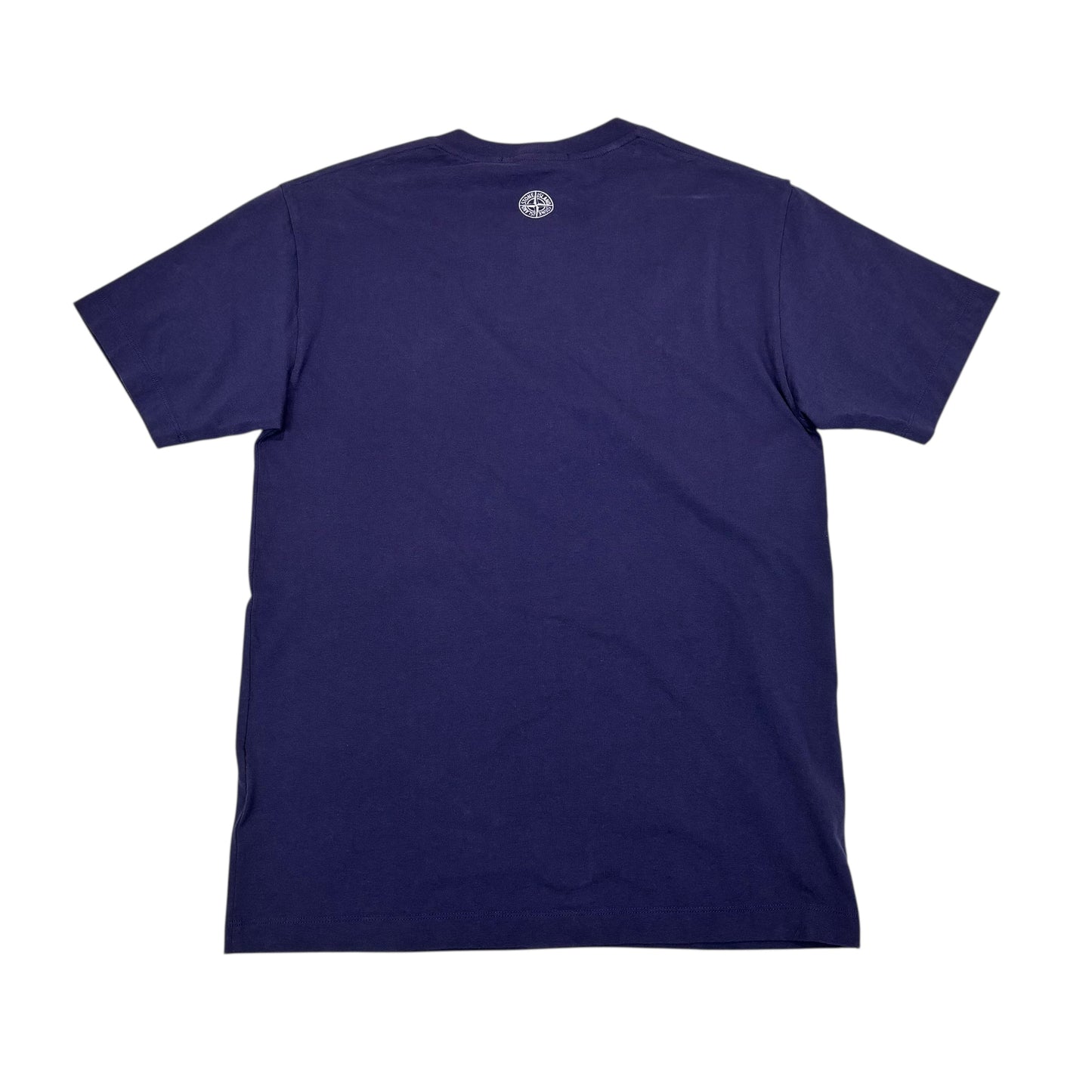 Stone Island Navy Blue Ink Two Embroidery TShirt