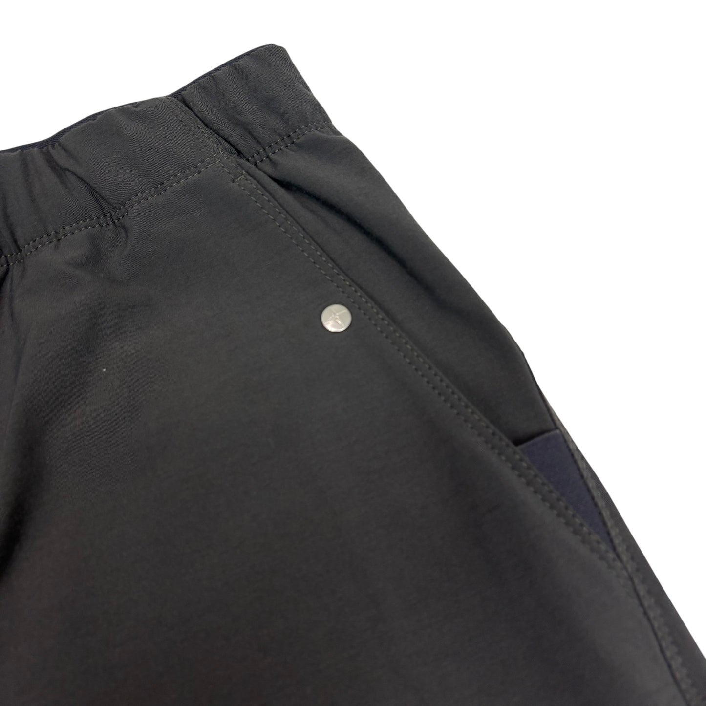 Stone Island Slate Grey Marina Stretch Nylon Cotton Technology Joggers