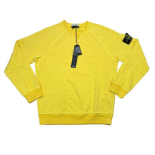 Load image into Gallery viewer, Stone Island Yellow Compass-Patch Crew Neck Jumper
