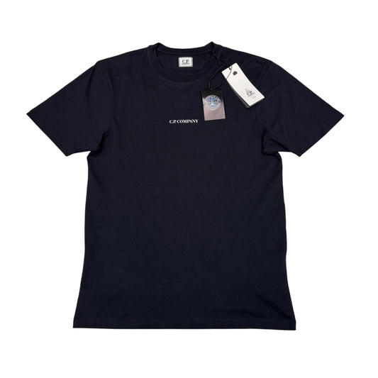CP Company Navy Blue Small Spell Out TShirt
