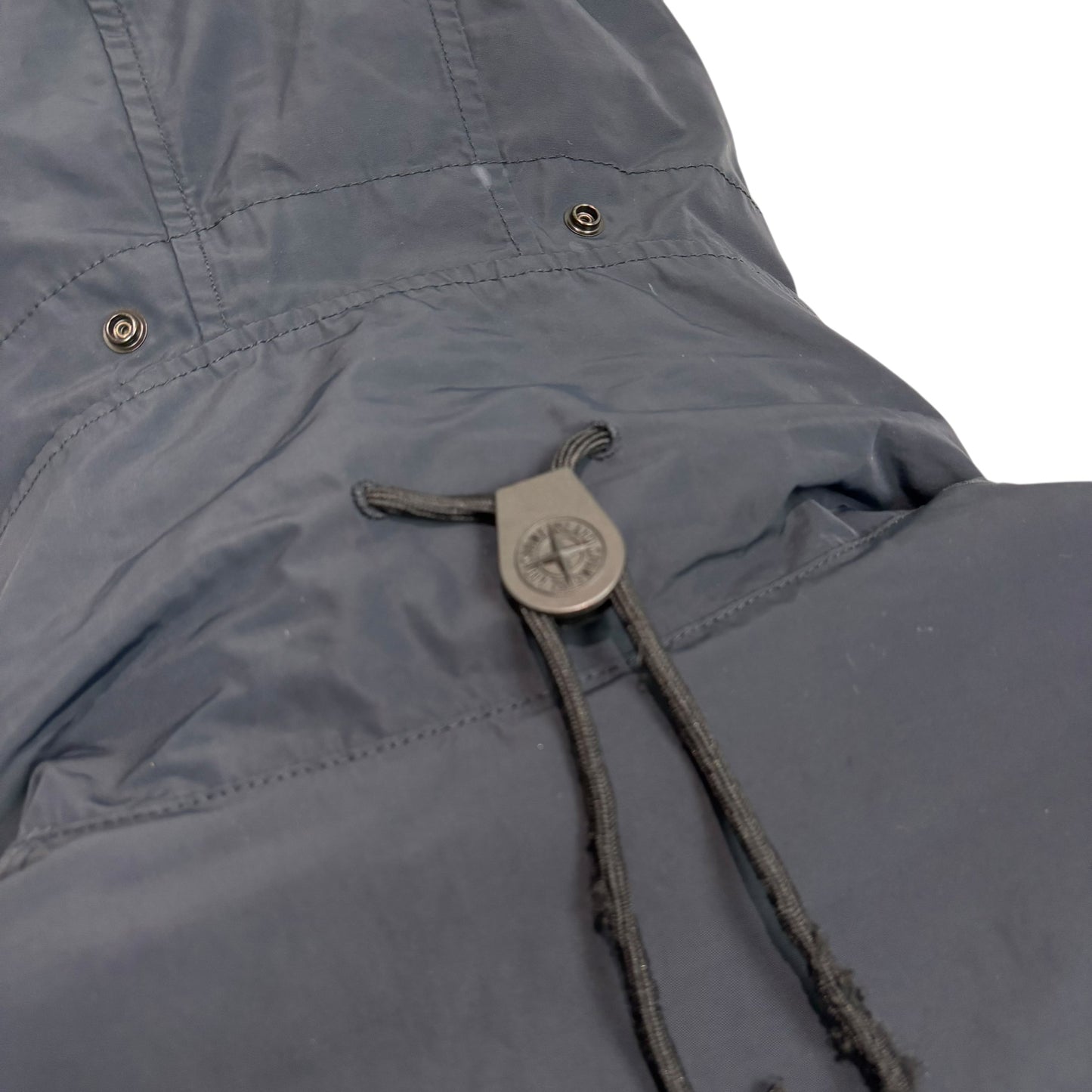 Stone Island Navy Blue Micro Reps with Primaloft Insulation Technology Coat