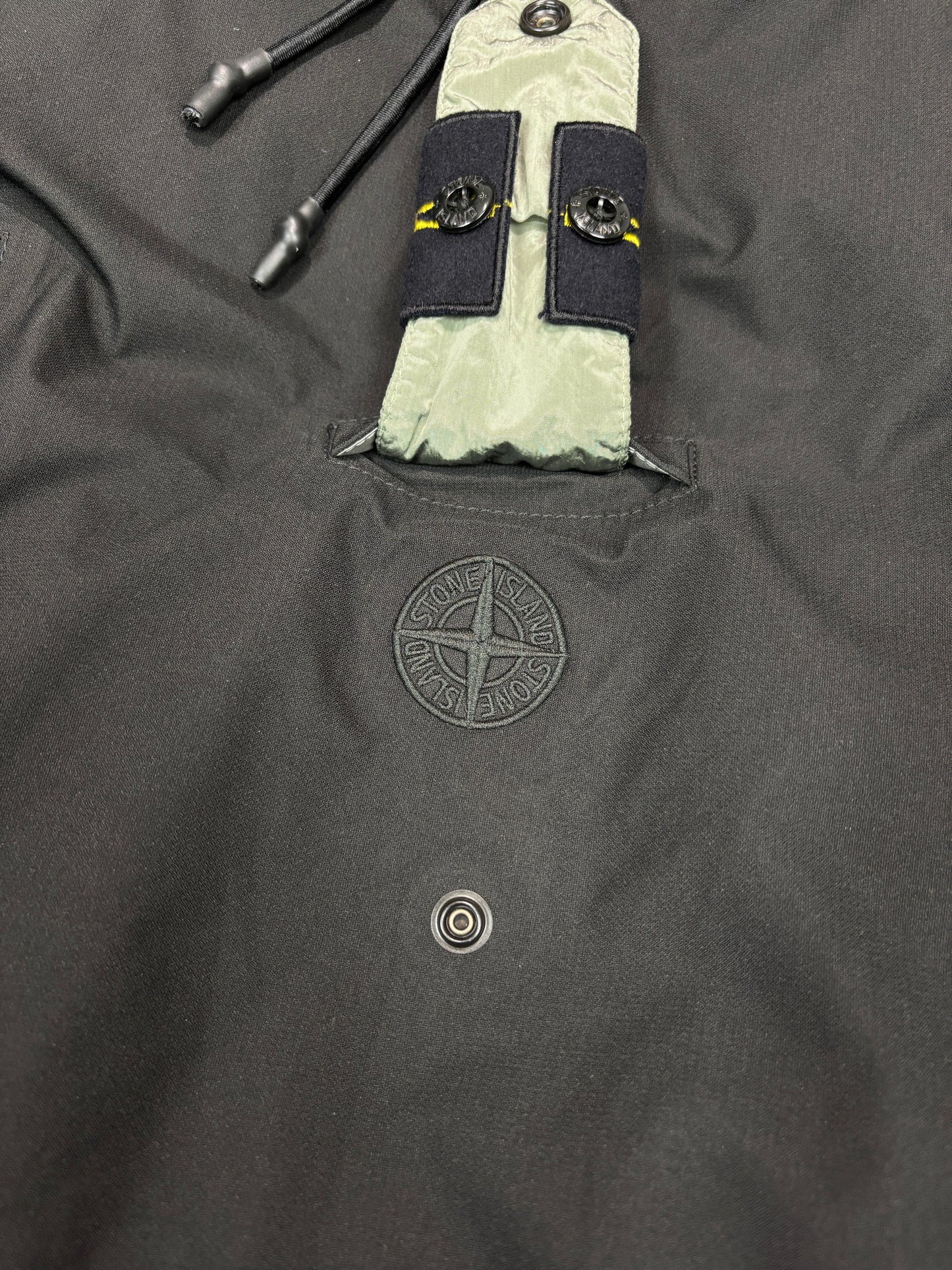 Stone island Black Ripstop Gore-Tex with Paclite Product Technology with Removable Down Gilet Jacket