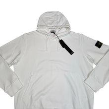 Load image into Gallery viewer, Stone Island White Pull Over Cotton Hoodie
