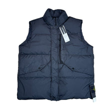 Load image into Gallery viewer, Stone Island Grey Garment Dyed Crinkle Reps R-NY Down Gilet
