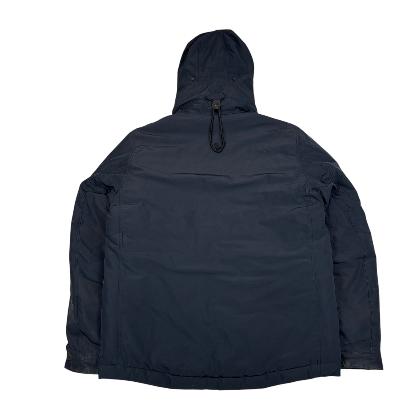 Stone Island Navy Blue Micro Reps with Primaloft Insulation Technology Coat