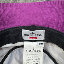 Load image into Gallery viewer, Stone Island X Supreme Magenta Purple Bucket Hat
