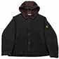 Stone island 1999 split hood fleece lined hoodie