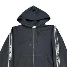 Load image into Gallery viewer, Off-White Black Arm Design Zip Up Hoodie
