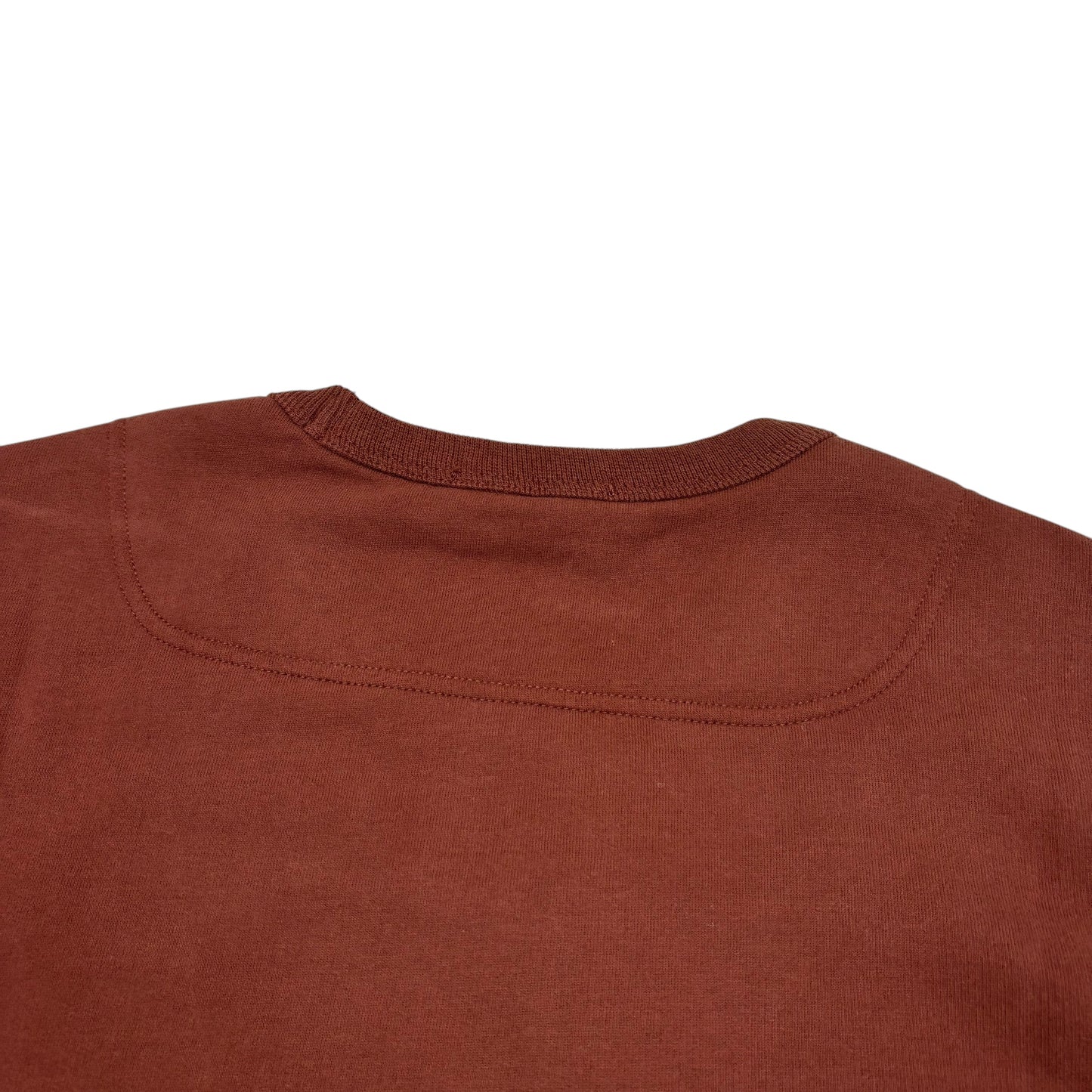 Stone Island Brown Compass-Patch Crewneck Jumper