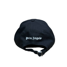 Load image into Gallery viewer, Palm Angels Black Classic Embroidered-Logo Hat
