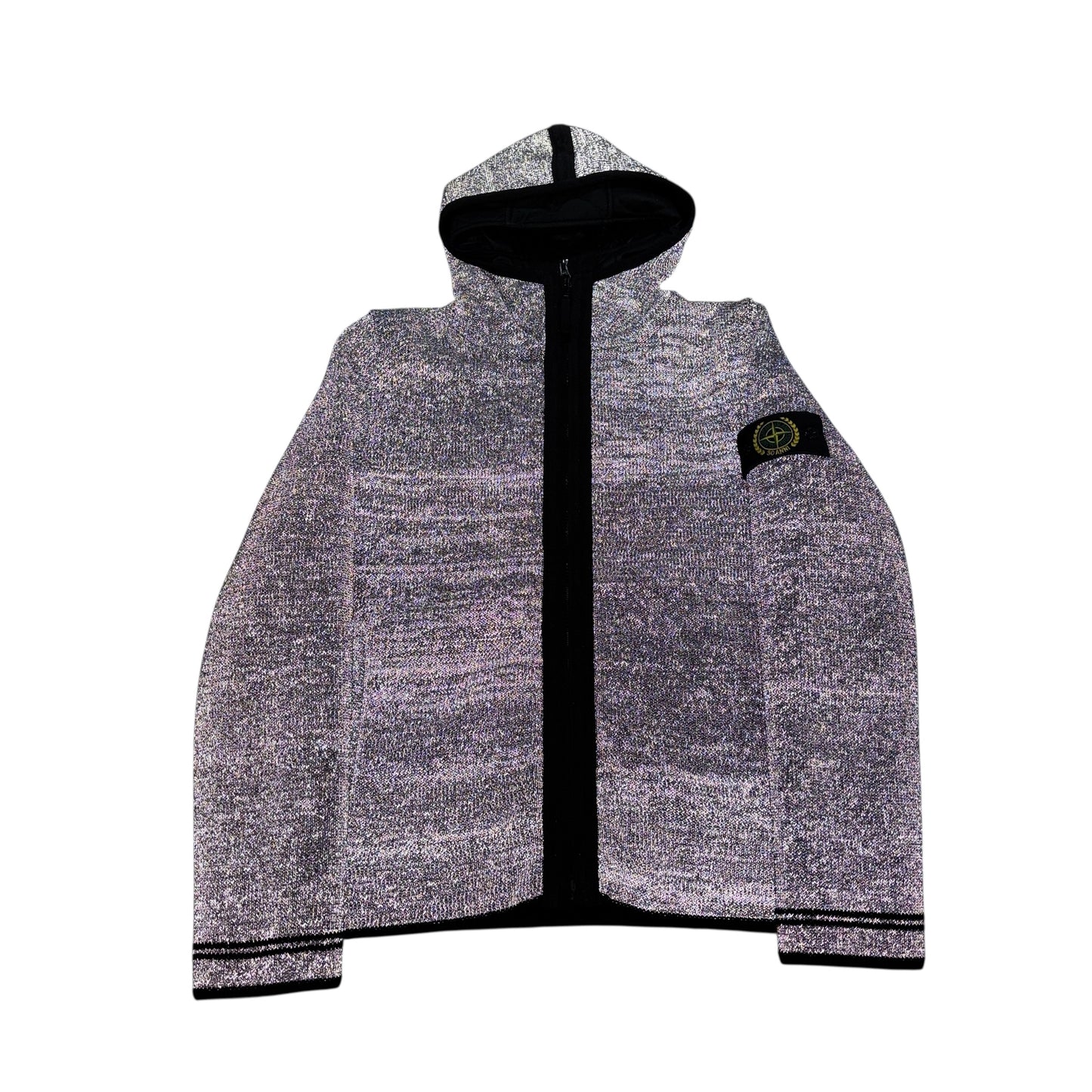Stone Island Black 30th
Anniversary Reflective Knit with Removable Inside Liner Jacket
