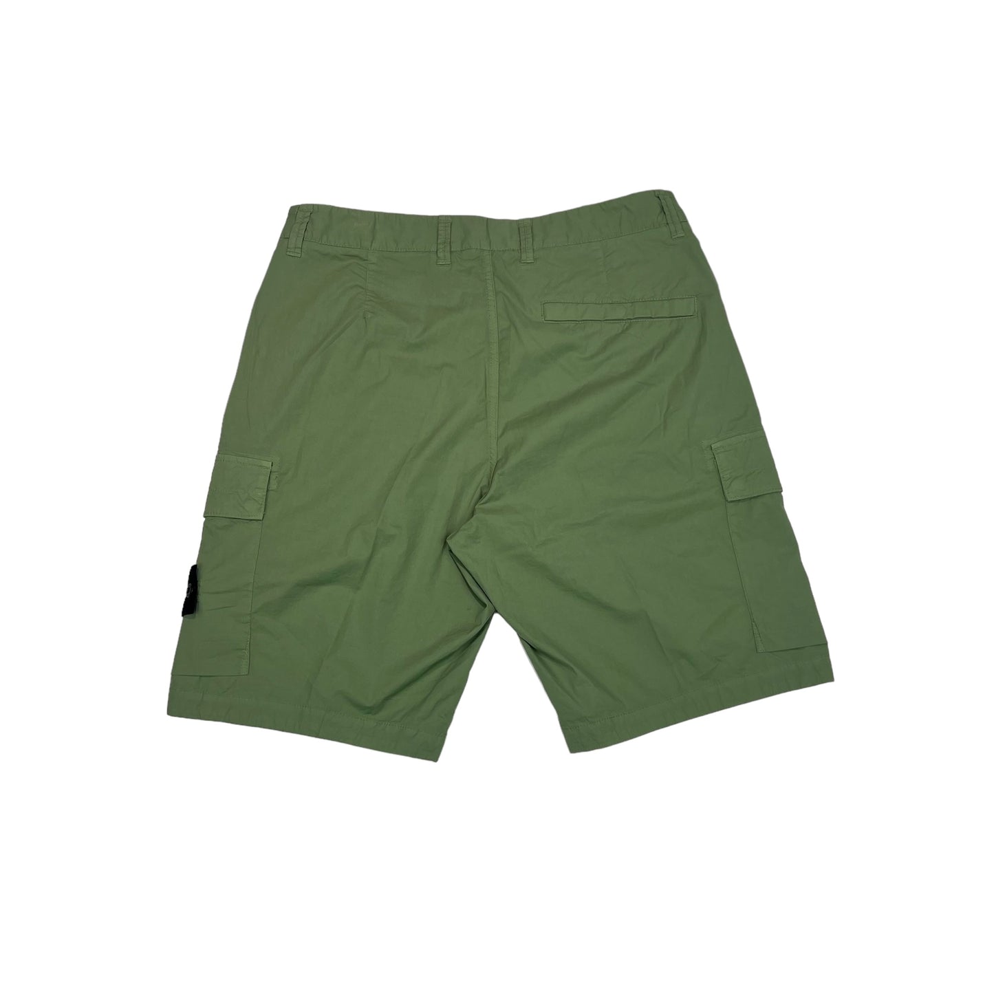 Stone Island Khaki Green Cargo Shorts
