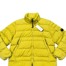 Load image into Gallery viewer, CP Company Acid Green Eco-Chrome R Down Jacket

