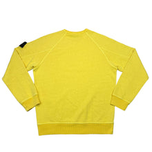 Load image into Gallery viewer, Stone Island Yellow Compass-Patch Crew Neck Jumper
