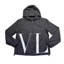 Load image into Gallery viewer, Valentino VLTN Black Windbreaker Jacket
