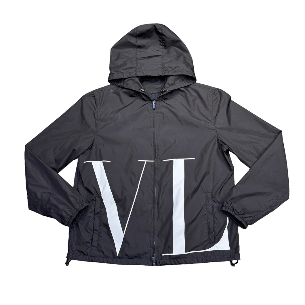 Valentino VLTN Black Windbreaker Jacket