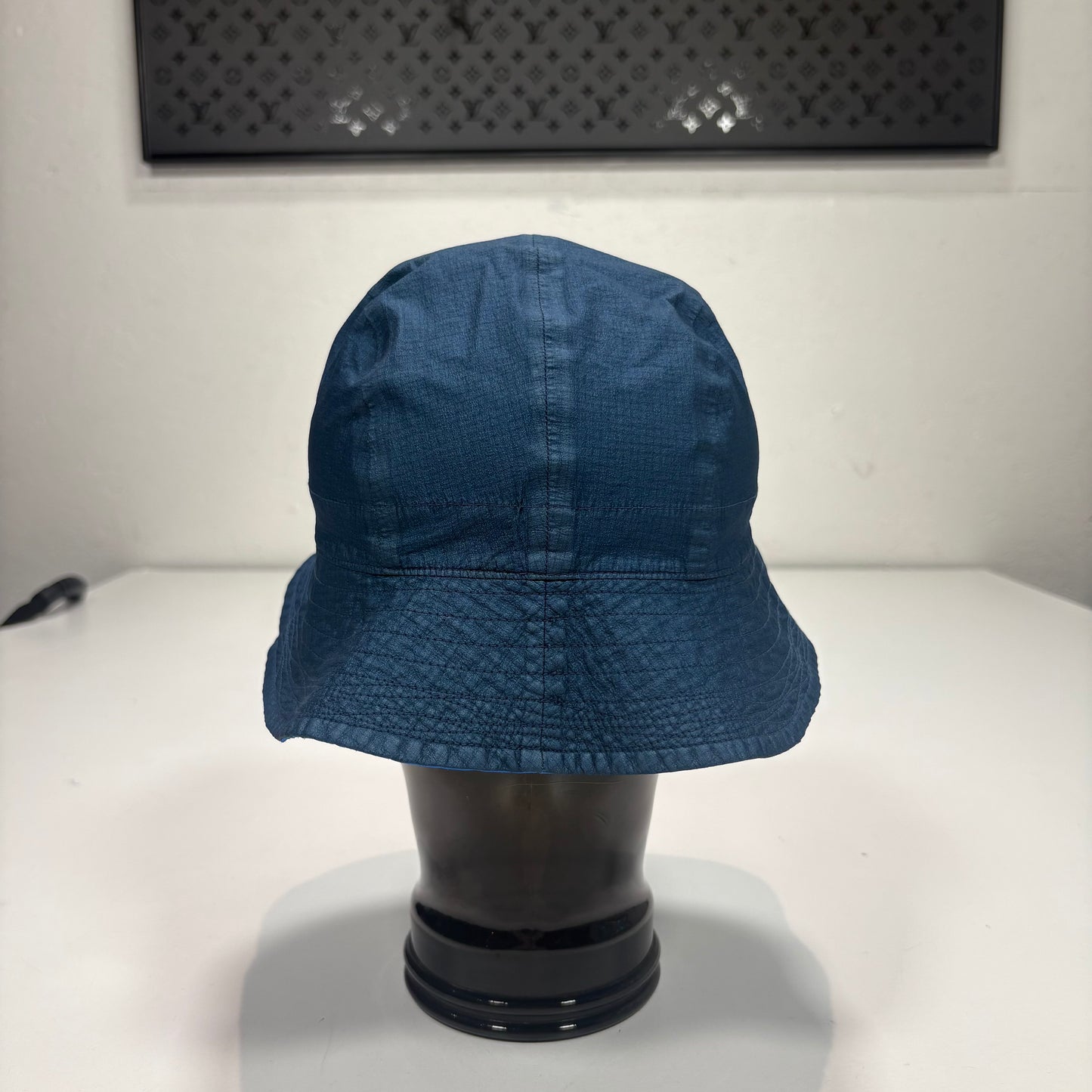 Cp Company Blue Reversible Bucket hat