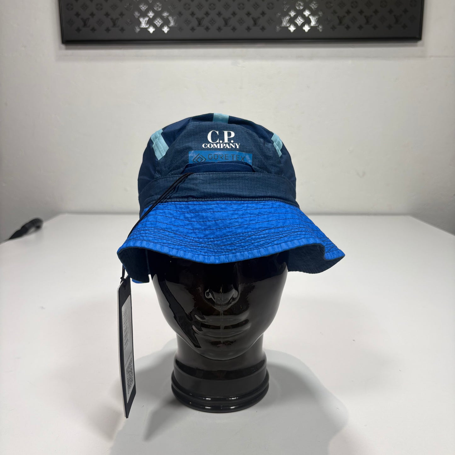 Cp Company Blue Reversible Bucket hat