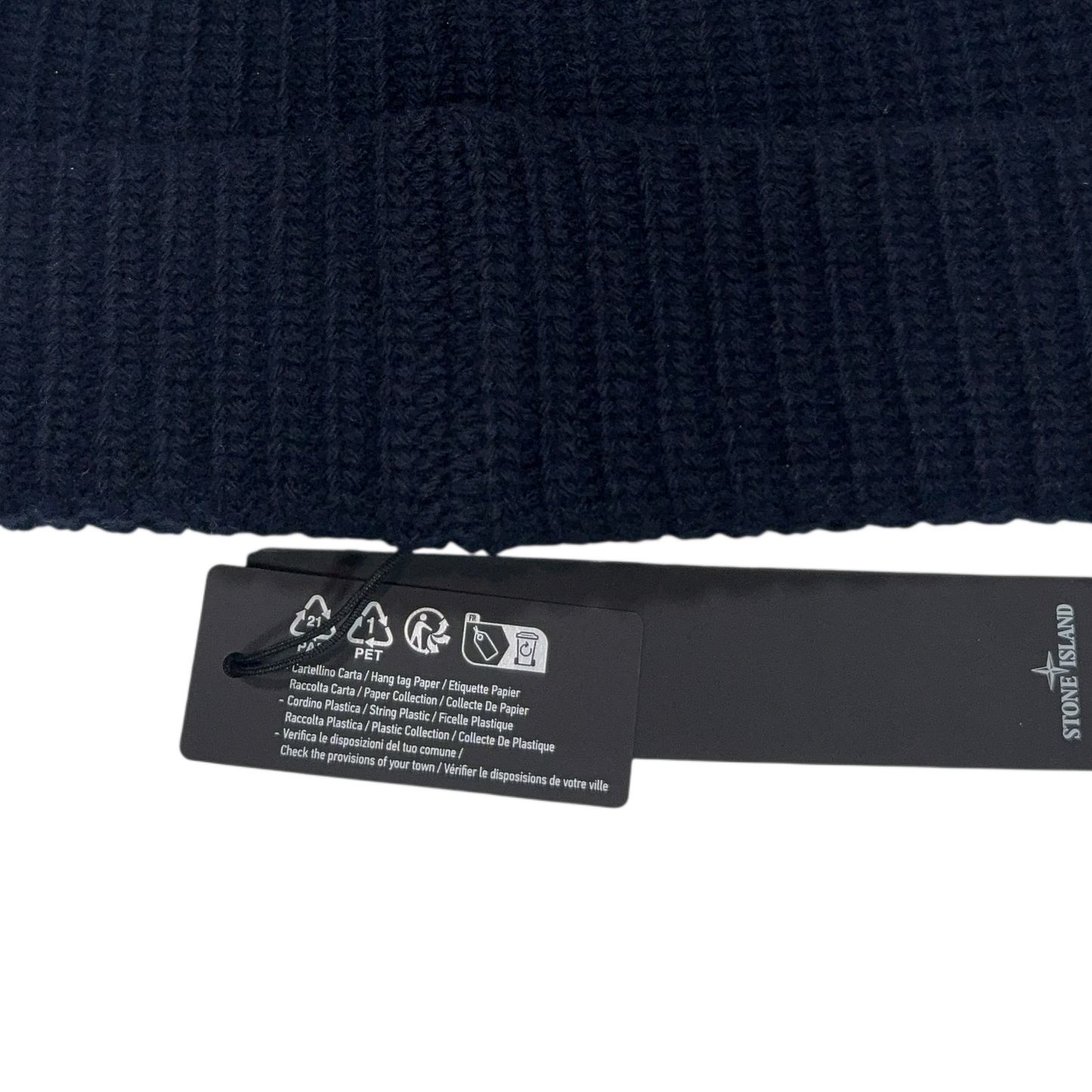 Stone Island Beanie Navy Accessories