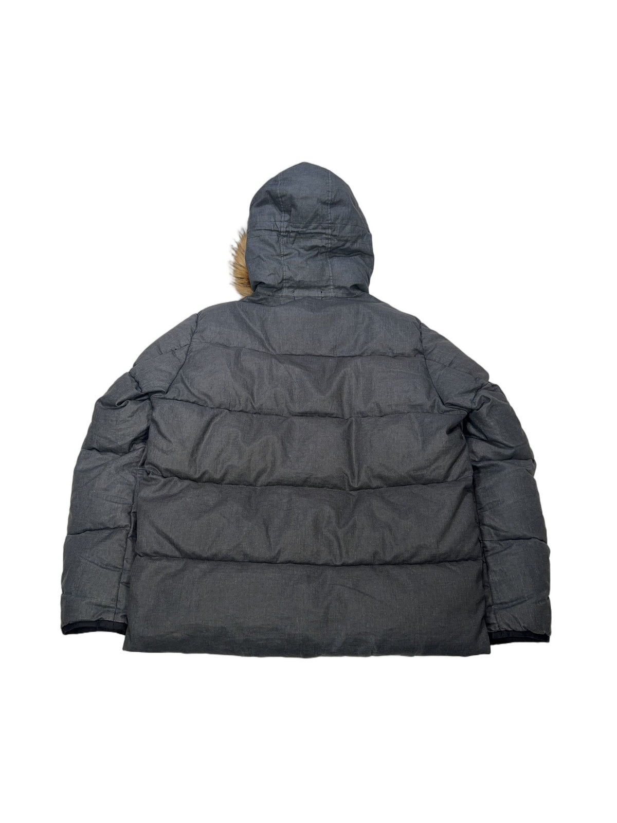 Stone Island Lino Resinato Down-TC Hooded Parka – Grey