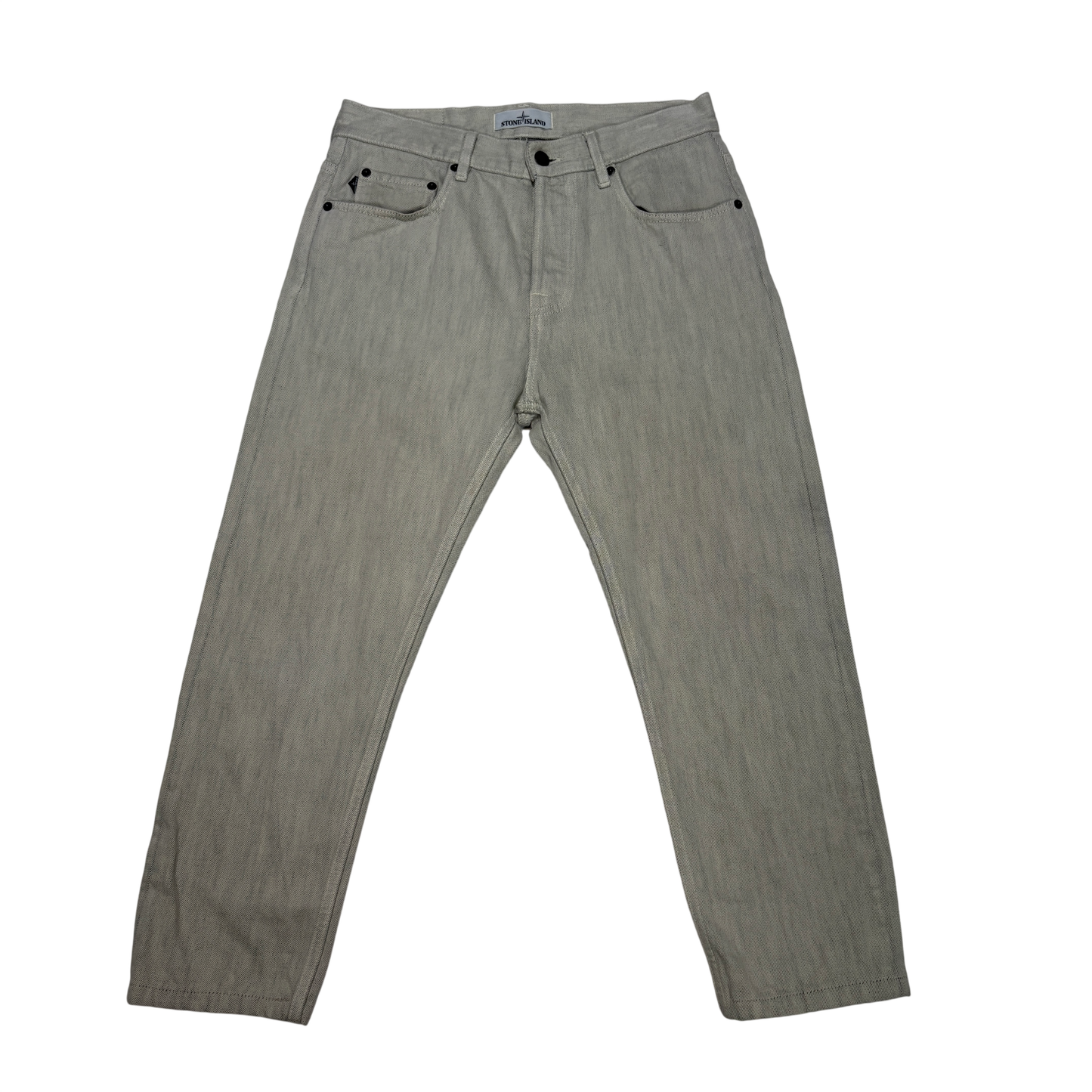 Stone Island Compass badge Jeans Beige Trousers