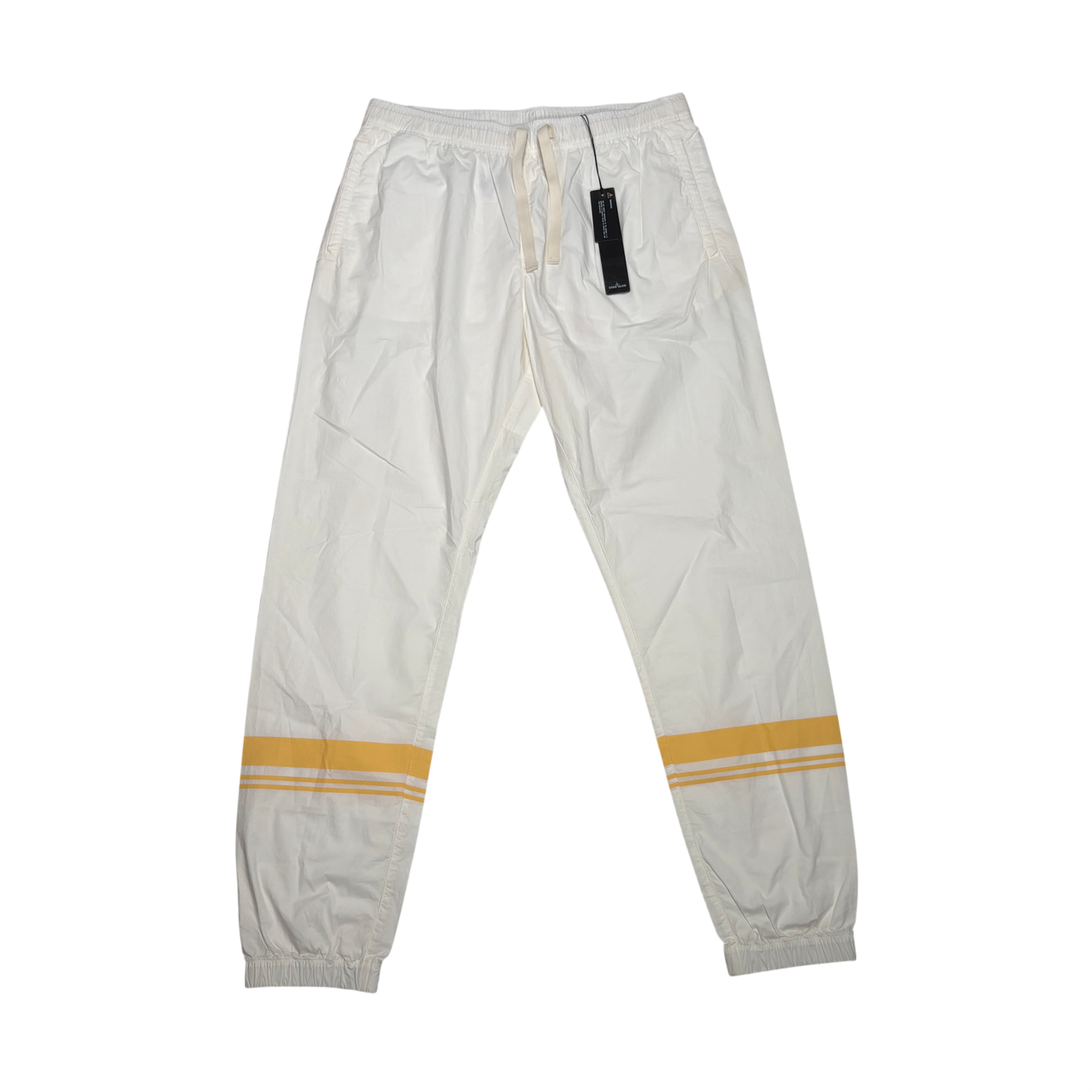 Stone Island White Marina Trousers