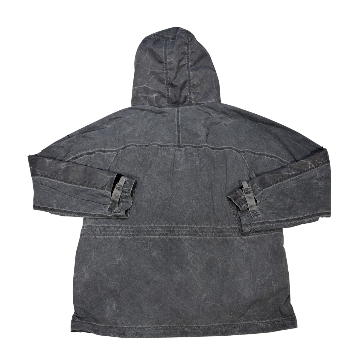 Stone Island Uneven Pigment Dyed Nylon Smerigliato + Nylon Canvas Grey Jacket