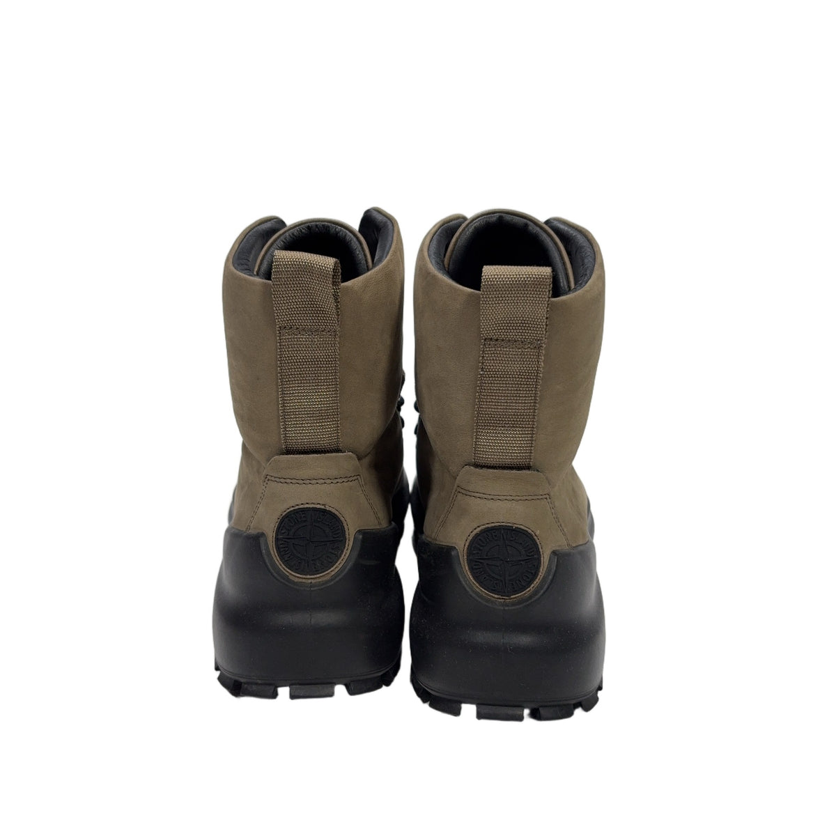 Stone Island Lace-Up Hiking Boots – Brown