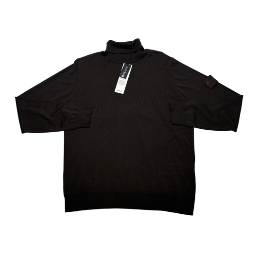 Stone Island Brown Ghost Piece Turtle Neck Jumper