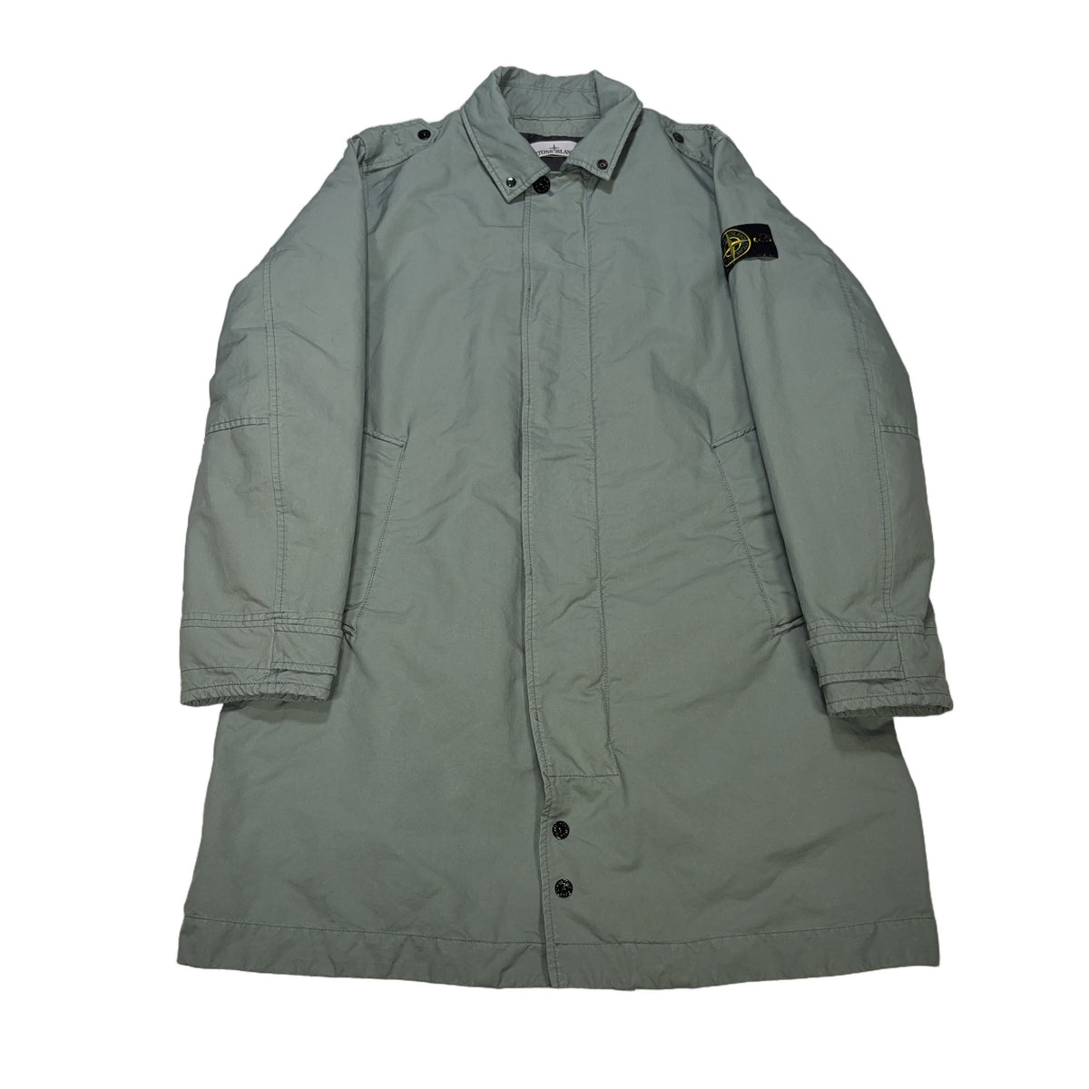 Stone Island David TC With Primaloft Insulation Technology Green Coat