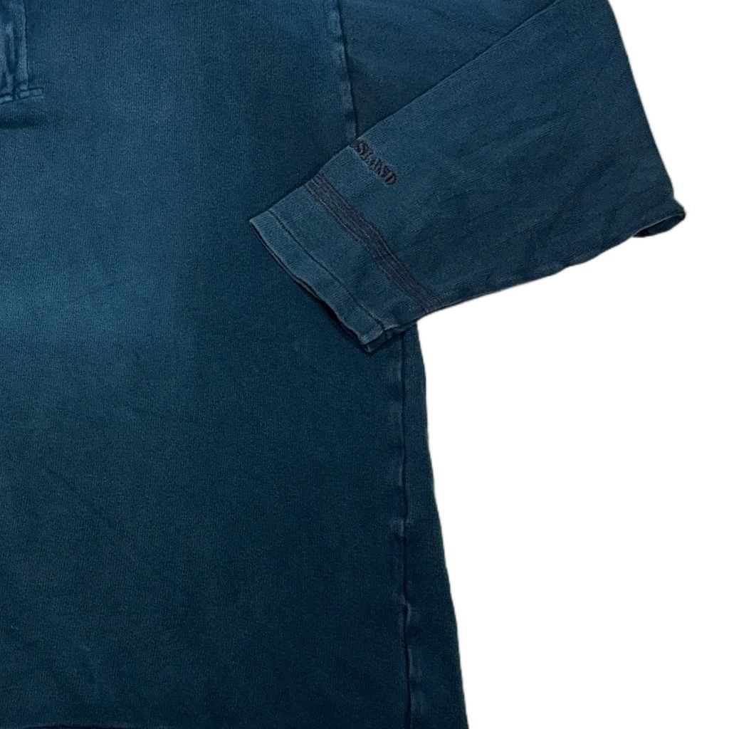 Stone Island Spell Out Long-Sleeve Polo Jumper – Blue