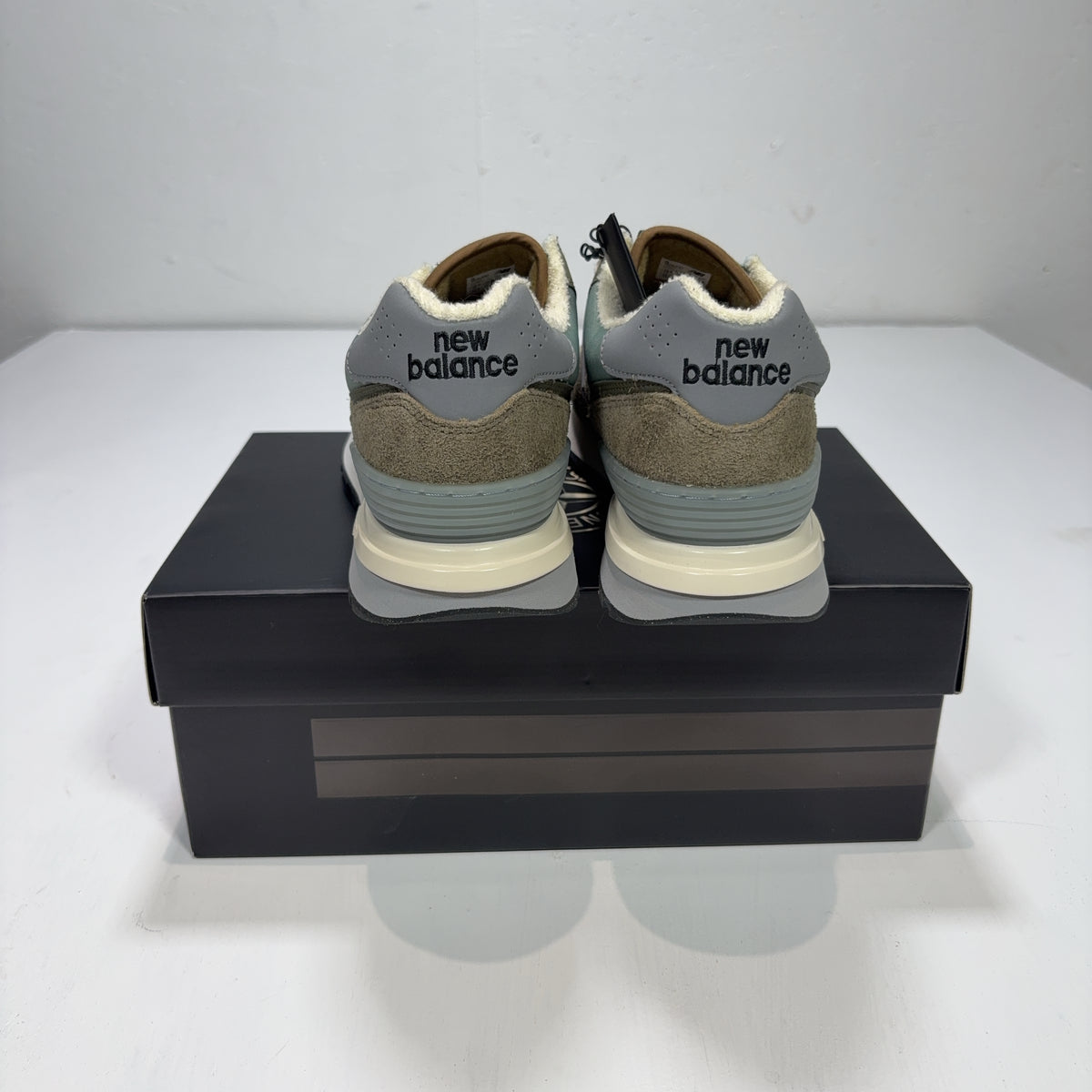 Stone Island x New Balance 574 Olive Green Green Trainers