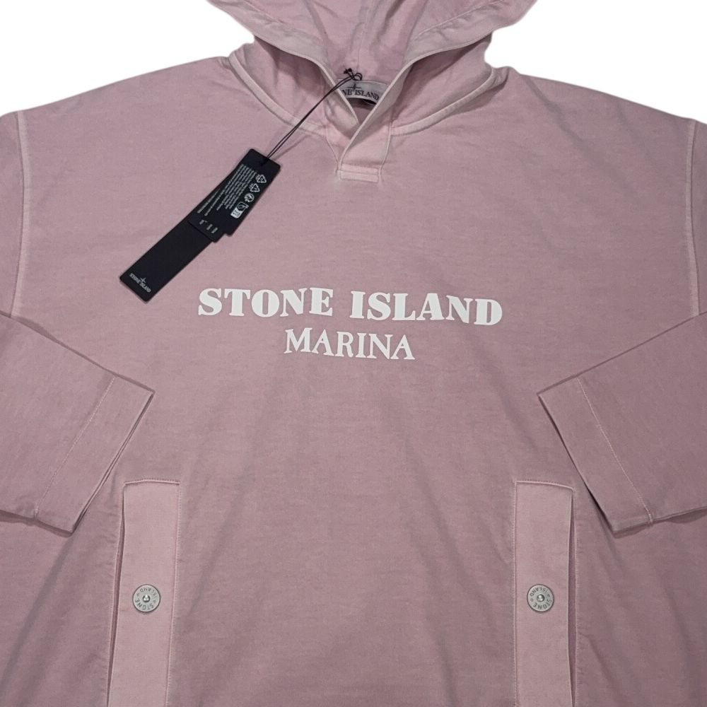 Stone Island Marina Pink Hoodie