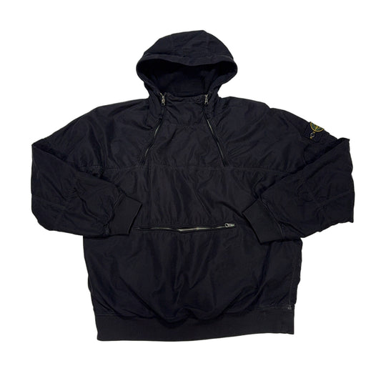 Stone Island David Light-TC with Micropile Hooded Anorak – Black