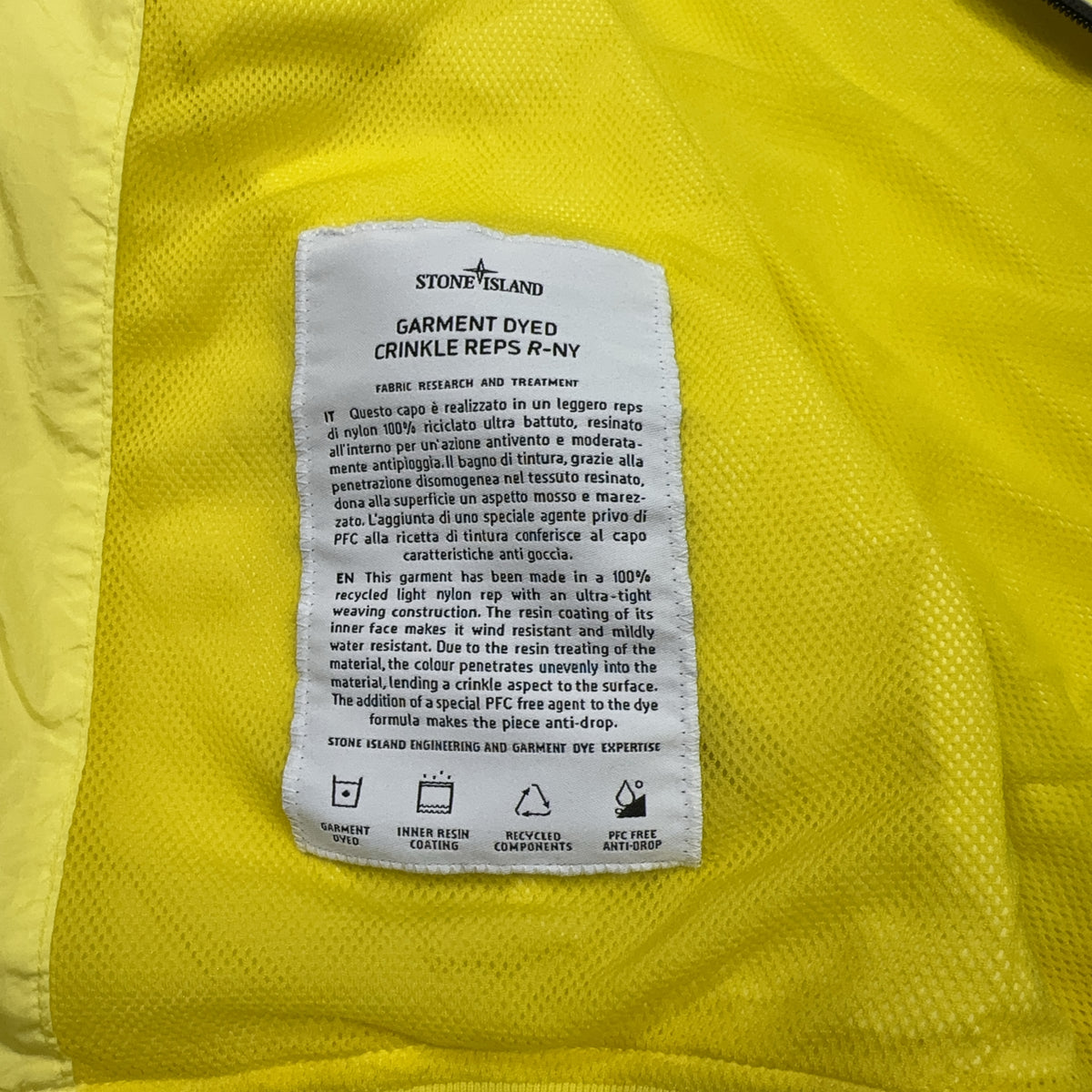 Stone Island Garment Dyed Crinkle Reps R-NY Jacket - Yellow